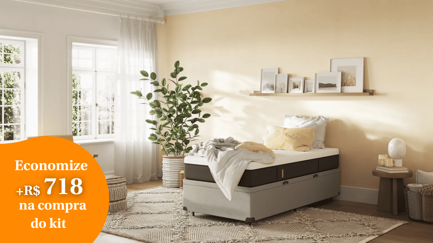 Kit Personalizável Cama Baú + Colchão